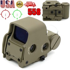 Tactical Red/Green Reticle Holographic 558 Sight Hunting Scope For Any 20mm Rail