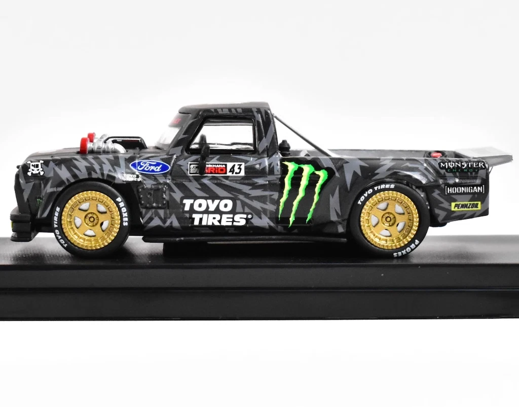 SW 1:64 1977 F150 Hoonigan #43 Pickup Truck Sports Model Diecast