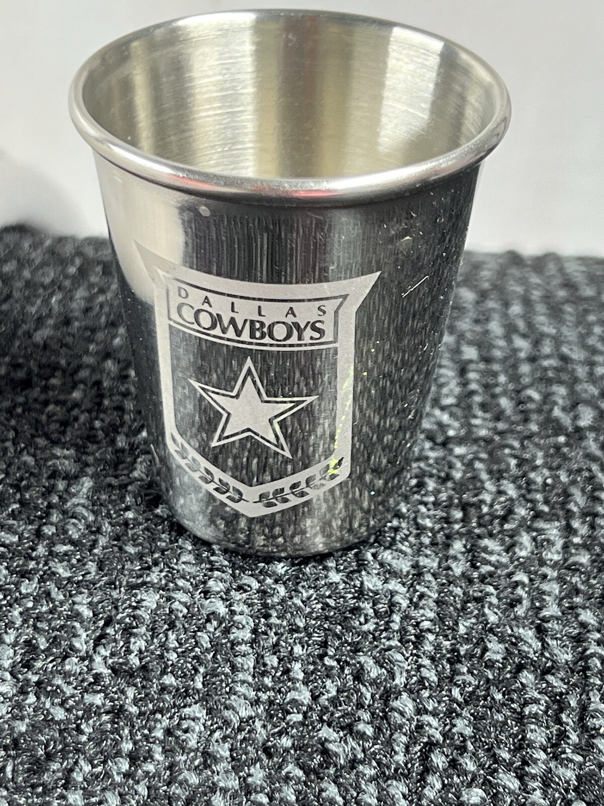 Dallas Cowboys Tequila Whisky Shot Glass Stainless Steel Logo Sports-image