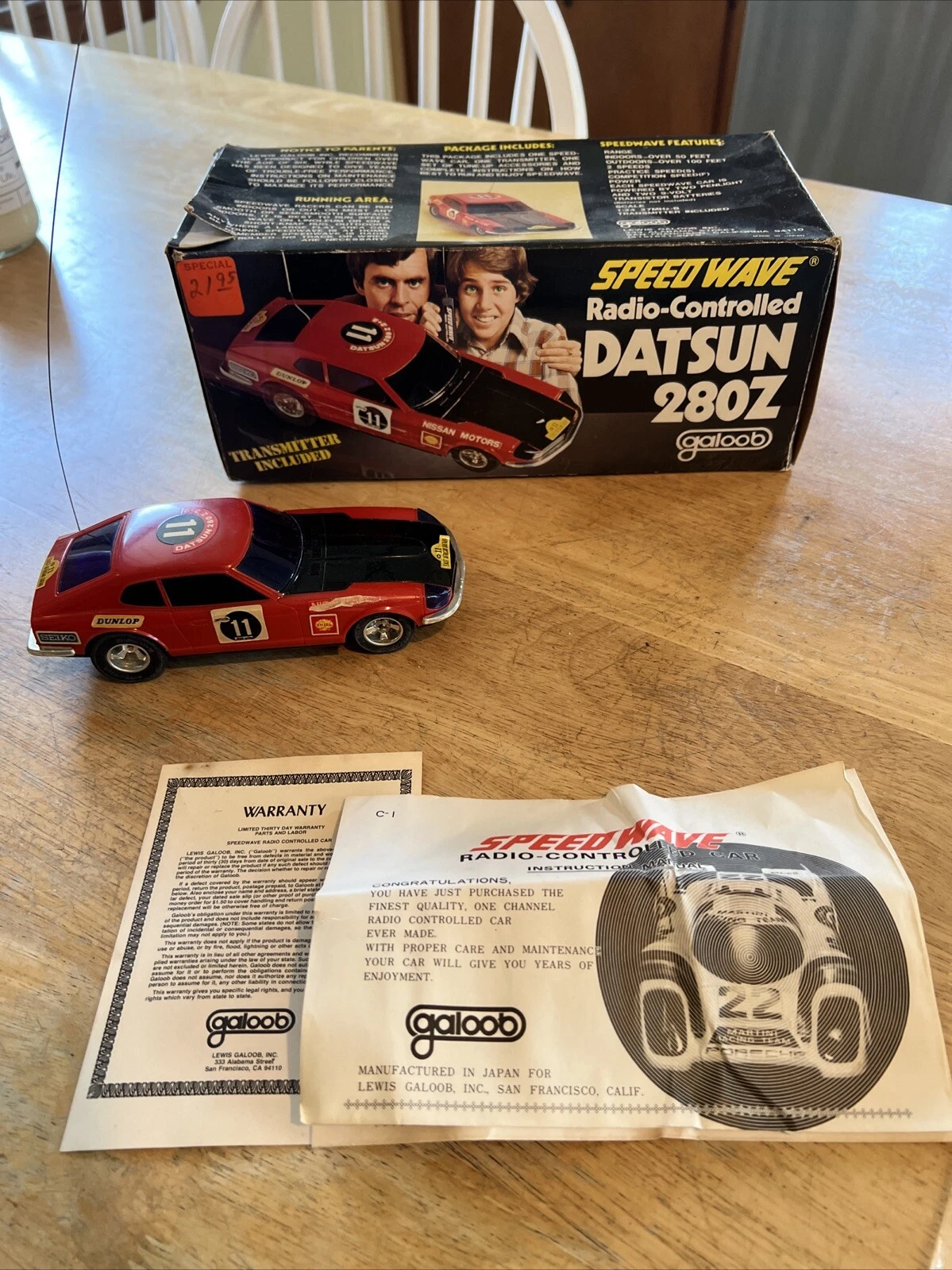  controle remoto galoob datsun 280z speedwave vintage sem controle remoto 