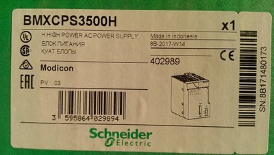 BMXCPS3500H Schneider Electric Modicon BMX-CPS-3500H M340 BMXCPS3500 US