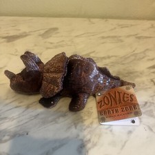 Vintage Russ Plush Soft Toy Beanie Zonies Earth Zone Tyrone Dinosaur New 1996