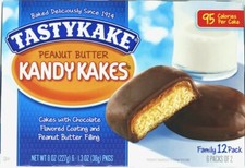 Tastykake Chocolate Mantequilla de Cacahuete Kandy Kakes - Pack de 2