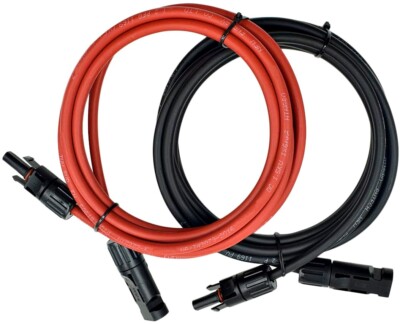 1M-20M Solarkabel Solarleitung Verlängerungskabel rot schwarz 4 6 mm² PV Kabel