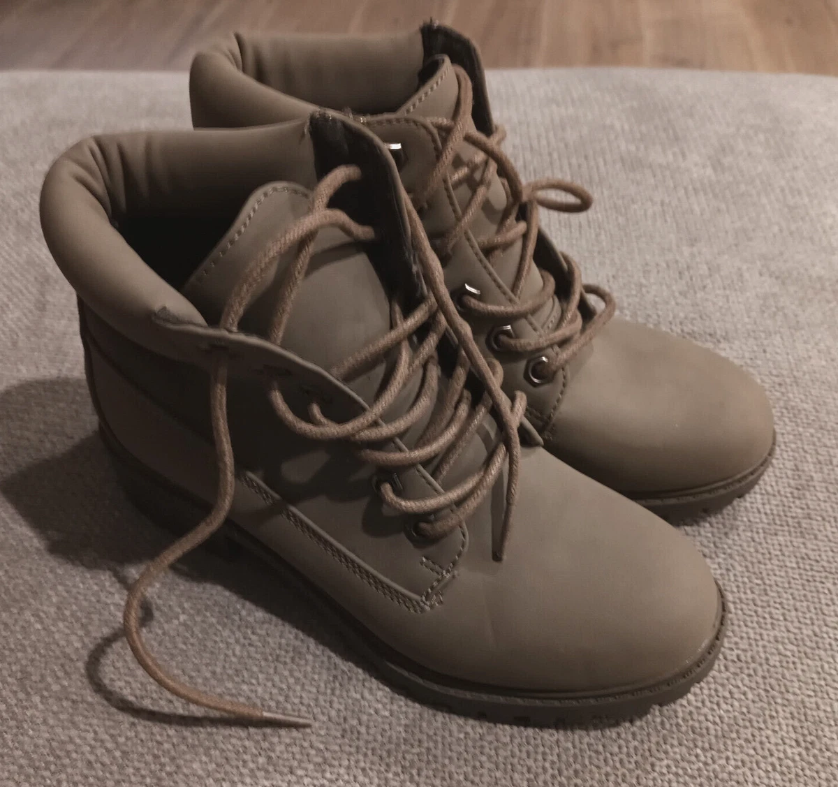 Khaki boots best sale primark