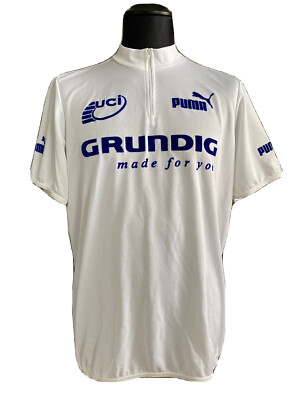 TRIKOT SHIRT FAHRRAD RADSPORT BIKE CICLES PUMA VINTAGE SPORT GRUNDING