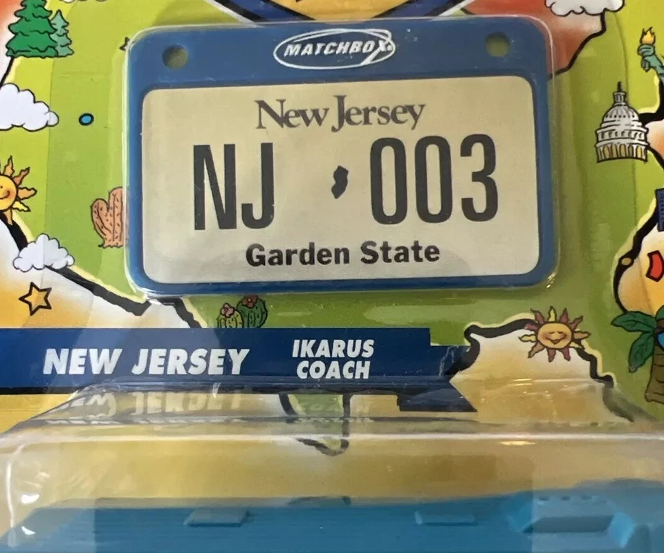 Matchbox Across America 50th Birthday Series - Ikarus Coach - New Jersey ~ - Image 3 of 4