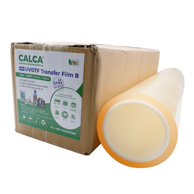 12''x328' UV DTF Transfer Film Roll B Film Crystal Label Sticker Printing Film