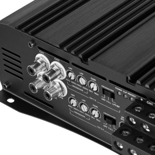 NVX XAD41 X-Series 1200W Class D Full-Bridge 4-Channel Car Subwoofer Amplifier - Picture 5 of 6