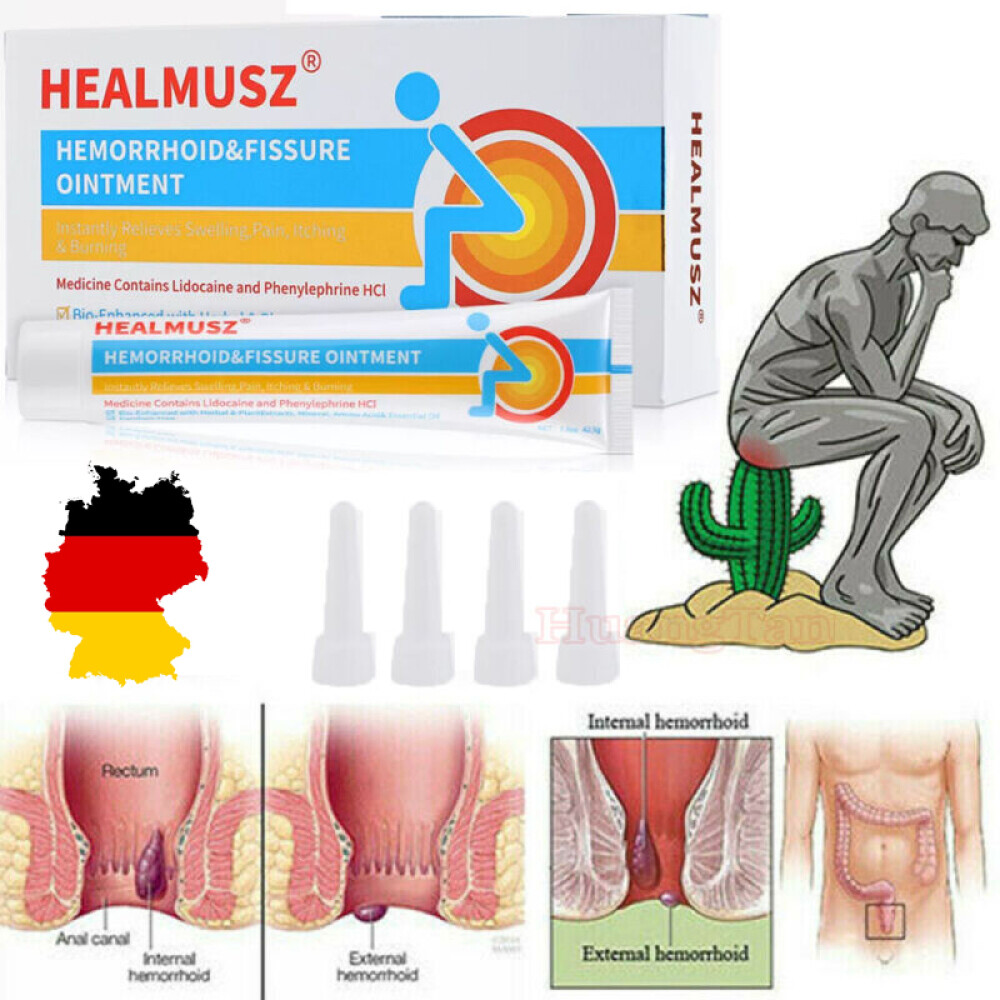 Hemorrhoids Remove Ointment Herbal Cream Rapid Relief Piles Pain Reduce Itching