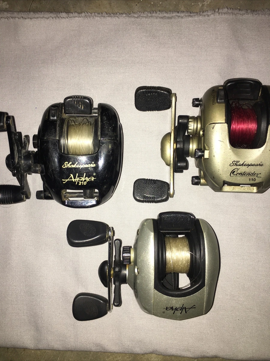 Shakespeare Baitcast Reel 5.1: 1 Gear Ratio Fishing Reels for sale