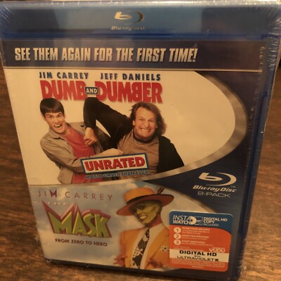 Dumb and Dumber / The Mask (Blu-ray ) New Sealed   