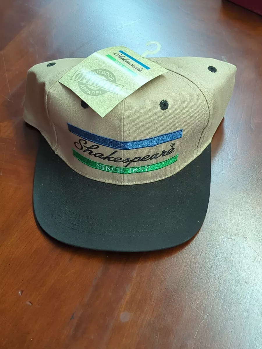 SHAKESPEARE Since 1897 FISHING Hat Cap Adjustable Embroidered New