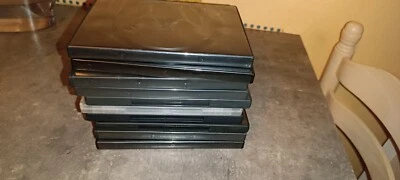 lot de 10 boitiers vides pour DVD/BLU-RAY/CD boites rangementS - Photo 1/2