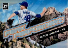 2019 Donruss Optic Peak Performers Silver Prizm #PP-5 Jacob deGrom Mets Holo MLB