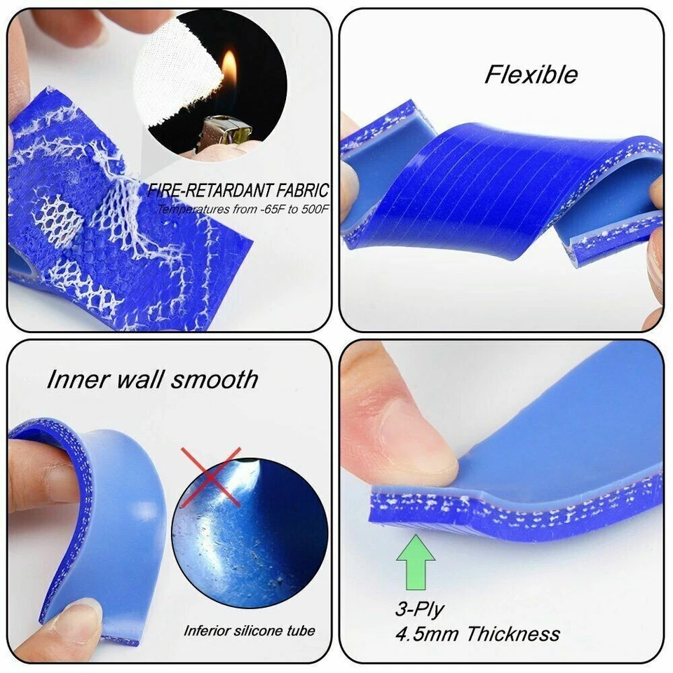 Blue Tube For 2016-2017 Husqvarna TC 125 TC125 Silicone Radiator Coolant Hoses — 第 4/4 张图片