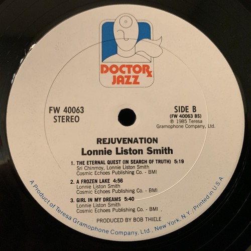 LONNIE LISTON SMITH - Rejuvenation - DOCTOR JAZZ ST LP 1985 NM - Picture 4 of 4