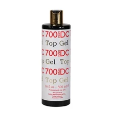 DND DC Top Coat 700 Top Coat Soak Off LED/UV Top Refill 16 oz