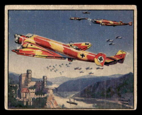 1939 Gum Inc. World In Arms R173 German Junkers Bomber #2 VG XX1926 - Picture 1 of 2