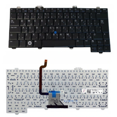 Original QWERTY ARABIC Tastatur DELL Latitude XT XT2 /DE77-AR