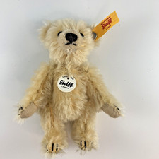 Steiff Mini Blond Teddy Bear mohair jointed collectable 10cm / 3.9 inch- 040009