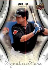 2009 (BLUE JAYS) Upper Deck Signature Stars #4 Adam Lind