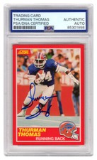 Thurman Thomas Cards, Rookie Cards and Autographed Memorabilia Guide 47