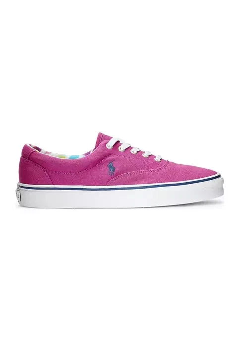 POLO RALPH KEATON-PONY MEN'S CANVAS COLOR Vivid Pink/ lightNavy 10D NIB