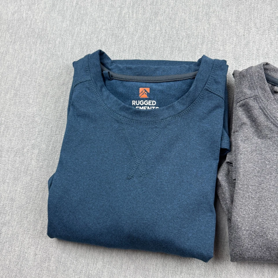 Rugged Elements T Shirt Mens XL Stretch Long Sleeve Durable Utility Lot Of 2 Tee - Image 2 of 4