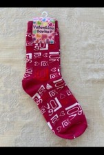 Valentine's Day / Love Novelty Socks - Pink, Red,  White
