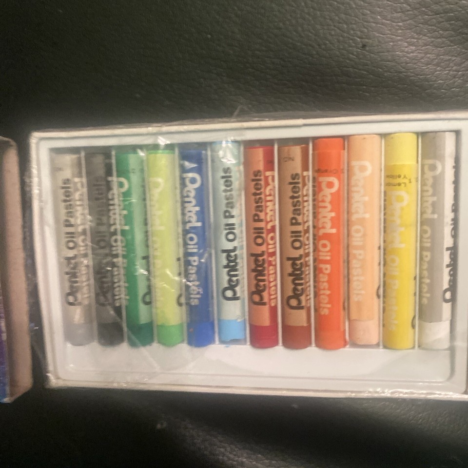 Pastelli A Olio Pentel PHN-12 - Multicolore Per Arte Su Carta, Legno E Tela - Foto 14