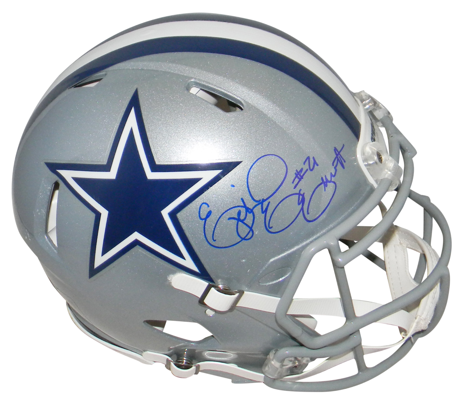 Ezekiel Elliott Autographed Signed Dallas Cowboys FULL SIZE AUTHENTIC SPEED HELMET BECKETT 