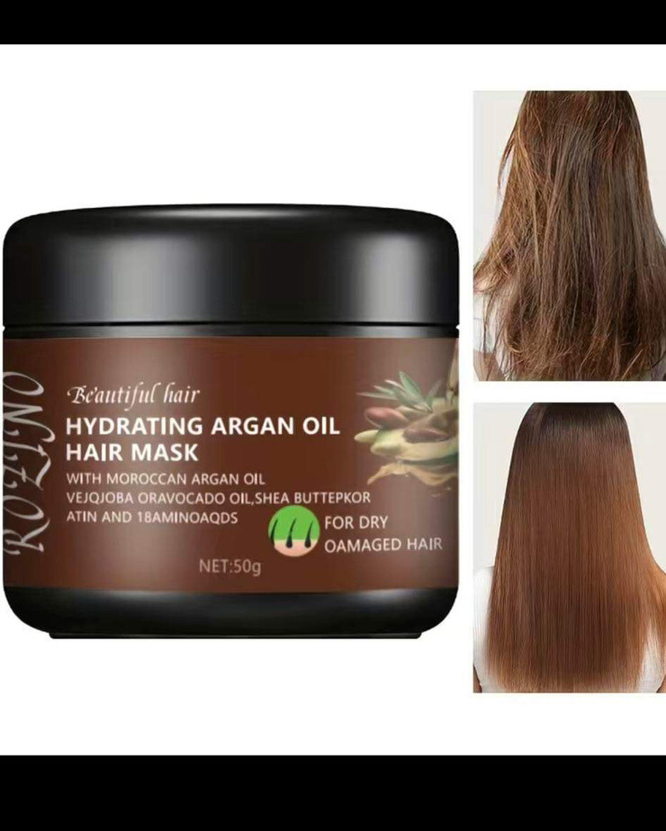 ROZINO HYDRATION ARGAN HAIR OIL FOR HEALTHIER LOOKING HAIR 1.75 Fl