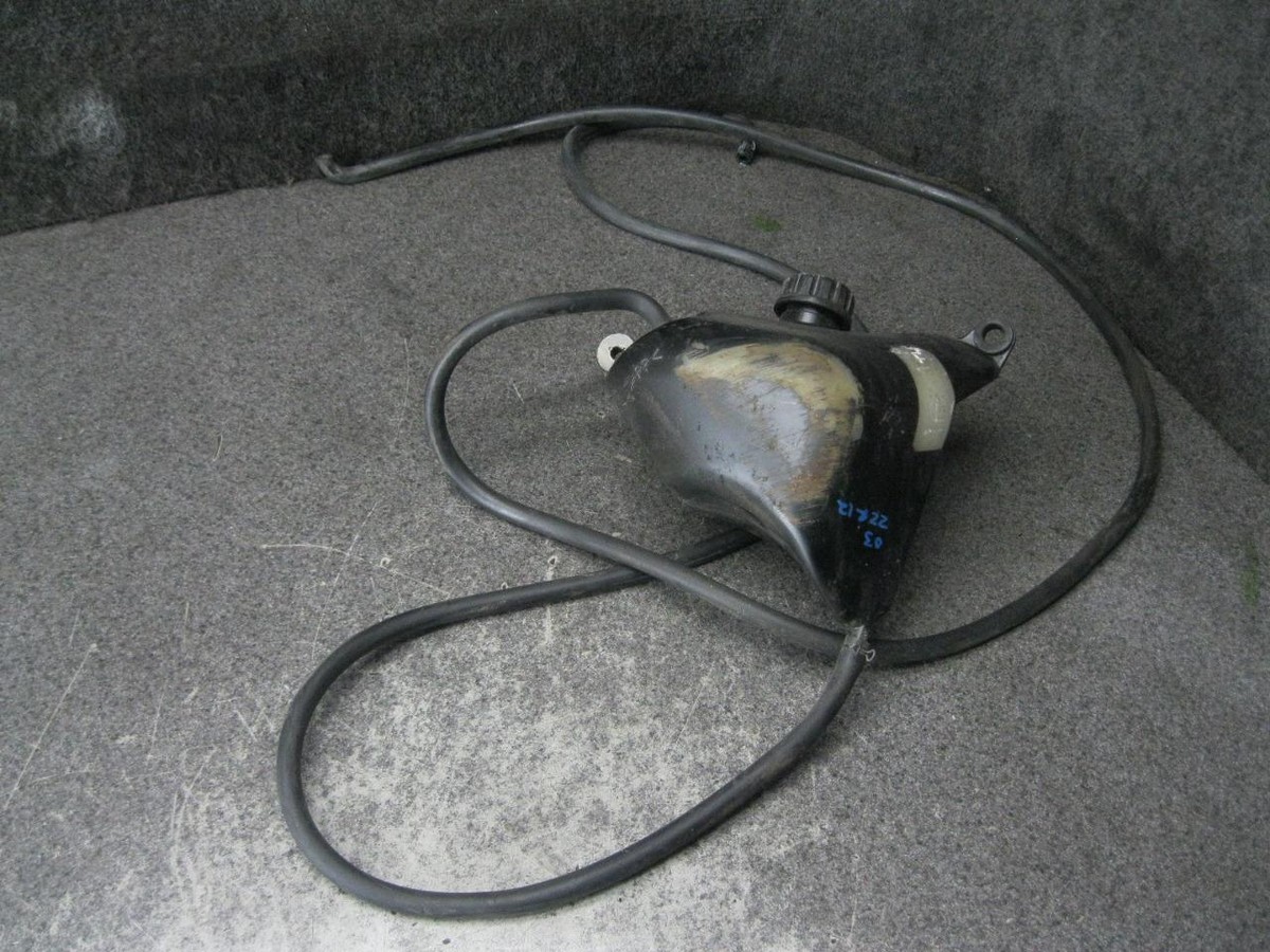 にい 03 Kawasaki Ninja ZZR 1200 Overflow Bottle Tank 86G | eBay