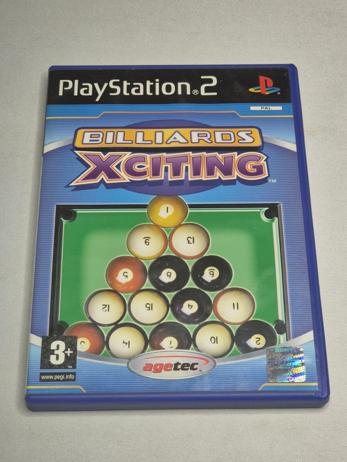 Jeu Sony PlayStation 2 Billiards Xciting Complet avec notice PS2 PAL