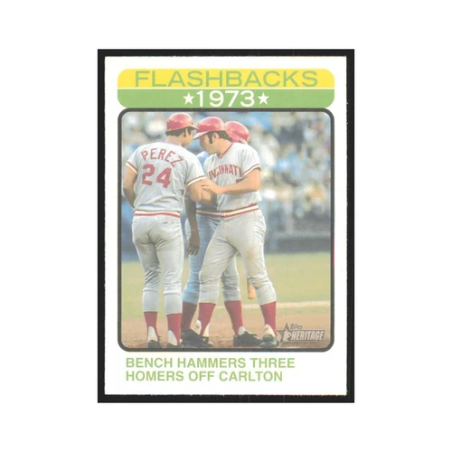 2022 Topps Heritage Johnny Bench Reds #BF-5
