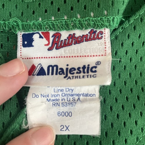 DEREK JETER Saint Patrick’s Day Mesh Jersey Authentic Majestic Size 2XL RARE USA - Bild 5 von 14