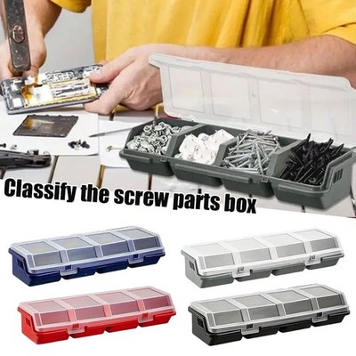 Multi-Compartment Jewelry Storage Case Organizer Box Assorted Screw Parts Box