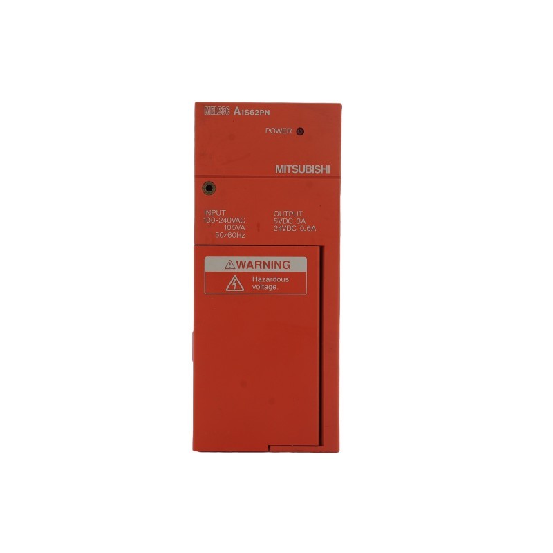 Mitsubishi Melsec A1S62PN Power Supply Unit 24VDC 0.6A (B1035)