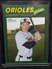 2026 Topps Heritage JACKSON HOLLIDAY #218 Dark Green Border-  Orioles