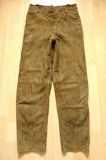 Echtleder Hose Damen braun vollständig gefüttert W 28 L 30