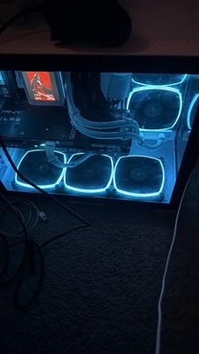 PNY XLR8 Gaming GeForce RTX RGB Lighting Liquid Cooling Gaming Desktop Tower
