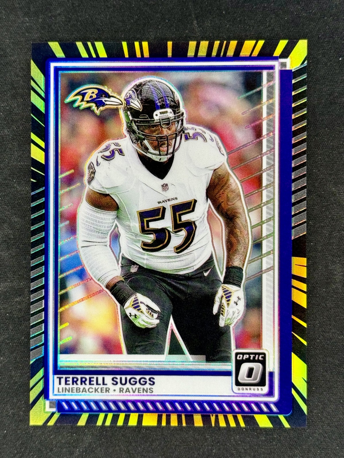 2025 Panini Donruss Optic - Terrell Suggs #96 Electricity Prizm /75