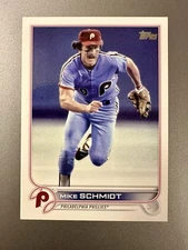 2022 Topps Series 2 Mike Schmidt SP Image Variation Short Print #354 Phillies