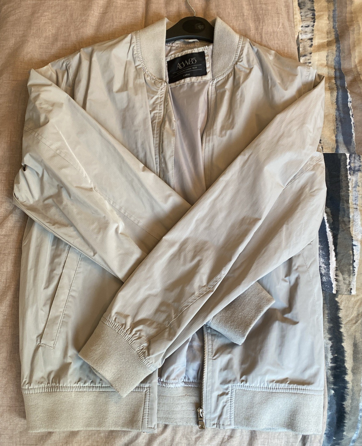2 Two Men’s ACW85 Authentic Casual Wear Jackets Large Blue and Grey
