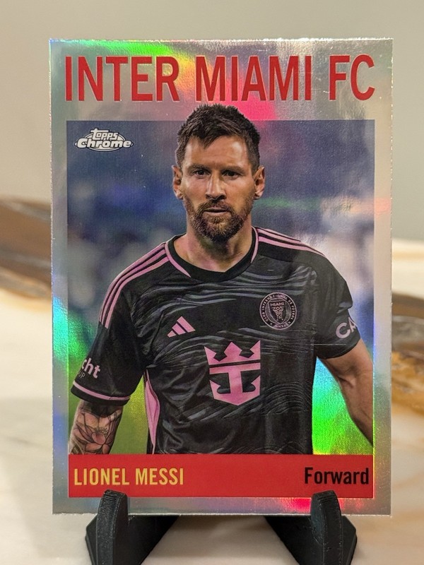 2024 Topps Chrome LIONEL MESSI Inter Miami ROOKIE 64T-5 Refractor QTY AVAIL