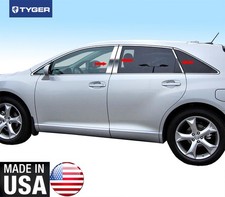 Tyger For 09-2015 Toyota Venza 6pc With Narrow Piece Stainless Steel Pillar Post