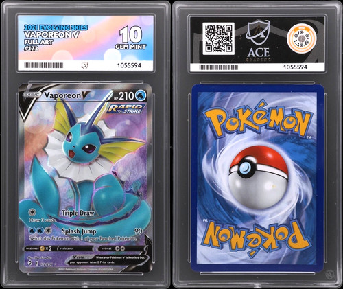 Vaporeon V graded ACE 10 for sale on eBay