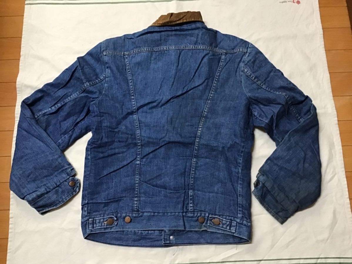 Vintage 1970s Wrangler Denim Jacket G-Jean Outer Mens Size 40 Very Rare image 2