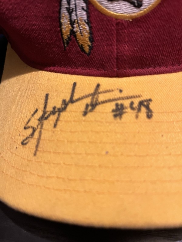 Stephen Davis Autographed Washington Redskins Baseball Cap  Great Looking Cap